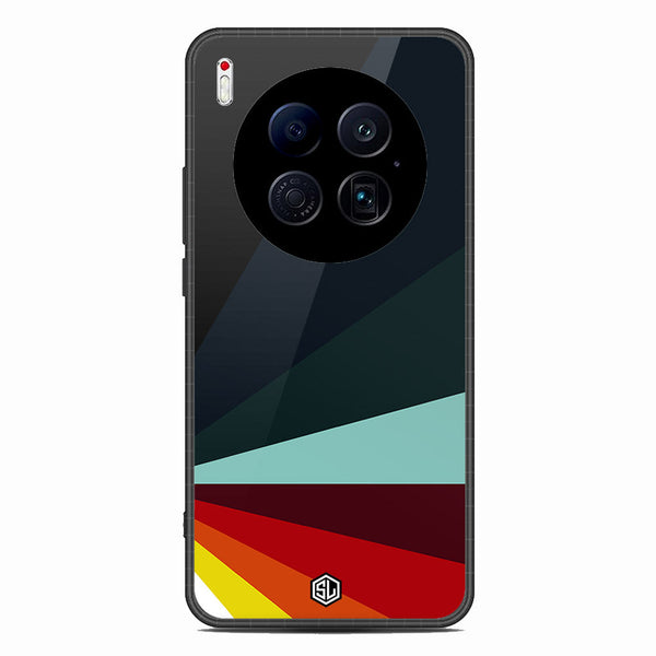 Retro Stripes Series Soft Phone Case - Glass Case - Design 1 - Tecno Camon 40 Premier