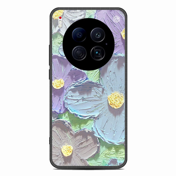 Floral Series Soft Phone Case - Glass Case - Design 1 - Tecno Camon 40 Premier