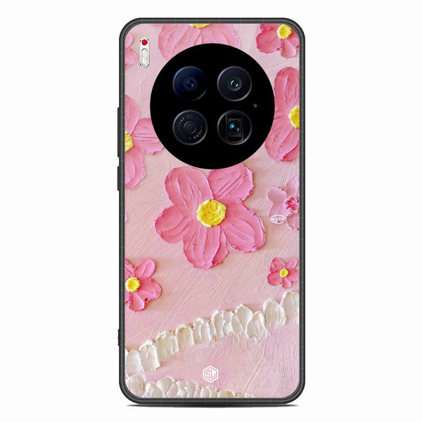 Floral Series Soft Phone Case - Glass Case - Design 2 - Tecno Camon 40 Premier