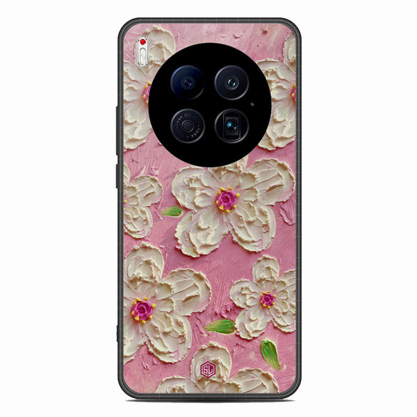 Floral Series Soft Phone Case - Glass Case - Design 5 - Tecno Camon 40 Premier