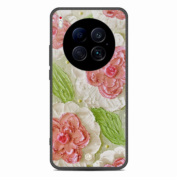 Floral Series Soft Phone Case - Glass Case - Design 13 - Tecno Camon 40 Premier