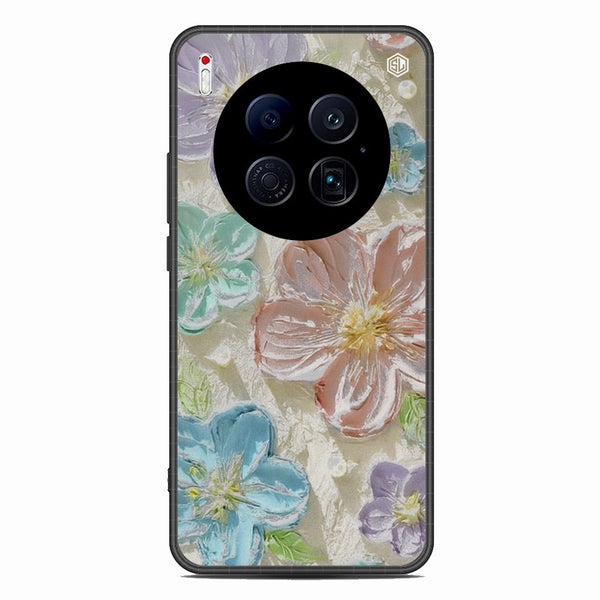 Floral Series Soft Phone Case - Glass Case - Design 14 - Tecno Camon 40 Premier
