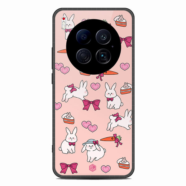 Cute Korean Design Series Soft Phone Case - Glass Case - Design 1 - Tecno Camon 40 Premier