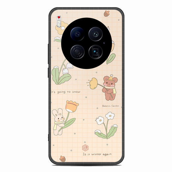 Cute Korean Design Series Soft Phone Case - Glass Case - Design 4 - Tecno Camon 40 Premier