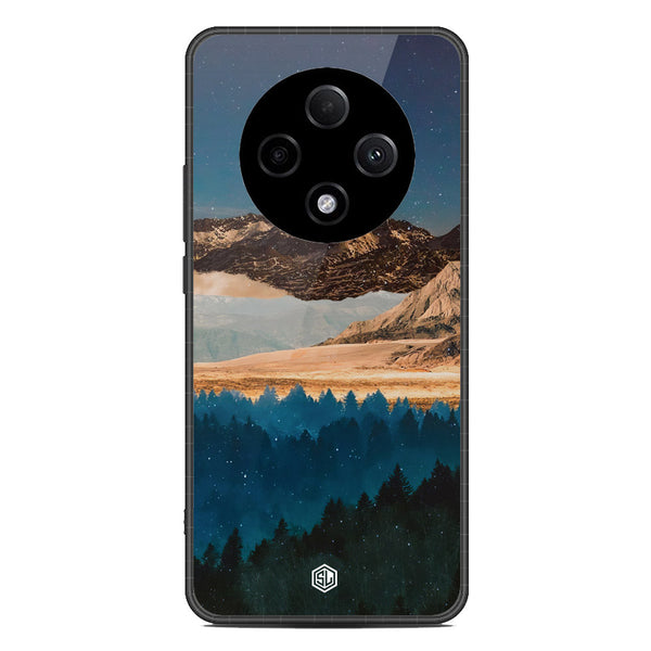 Mountains Wanderlust Series Soft Phone Case - Metal Case - Design 1 - Oppo F27 Pro