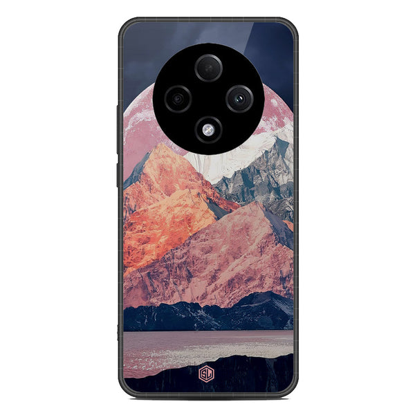 Mountains Wanderlust Series Soft Phone Case - Metal Case - Design 5 - Oppo F27 Pro