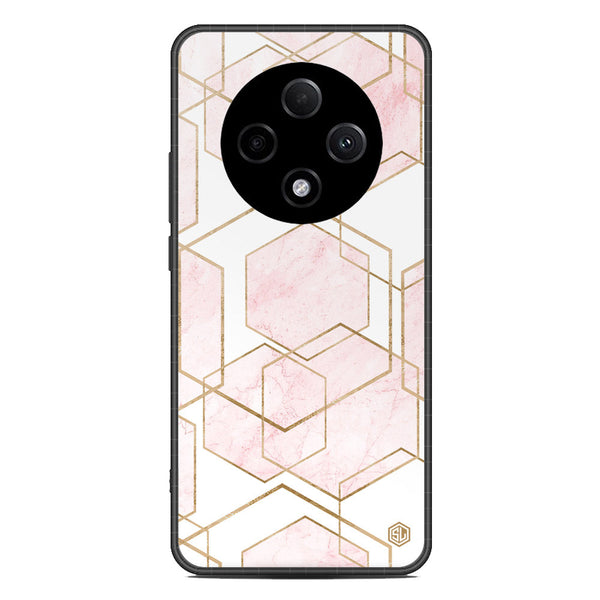 Stylish Marble Series Soft Phone Case - Metal Case - Design 3 - Oppo F27 Pro