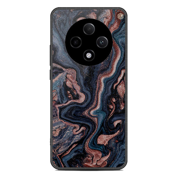 Marble Series Soft Phone Case - Metal Case - Design 4 - Oppo F27 Pro