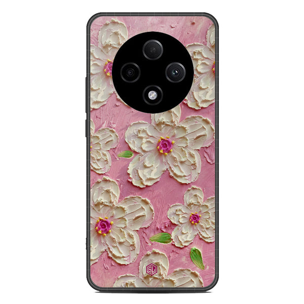 Floral Series Soft Phone Case - Metal Case - Design 5 - Oppo F27 Pro