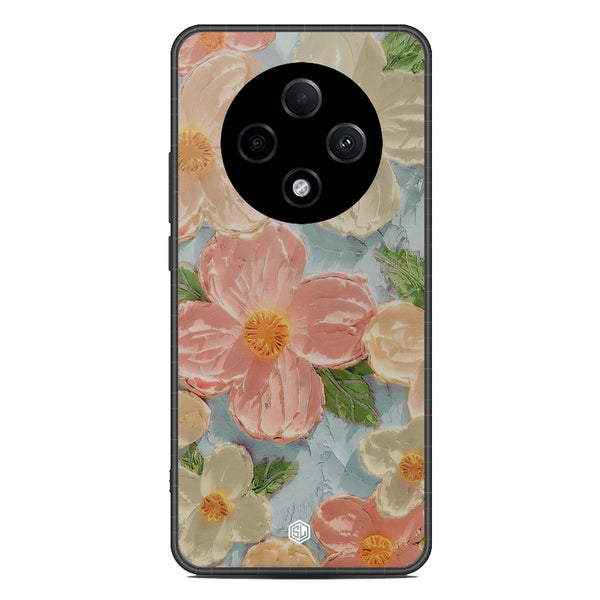 Floral Series Soft Phone Case - Metal Case - Design 16 - Oppo F27 Pro