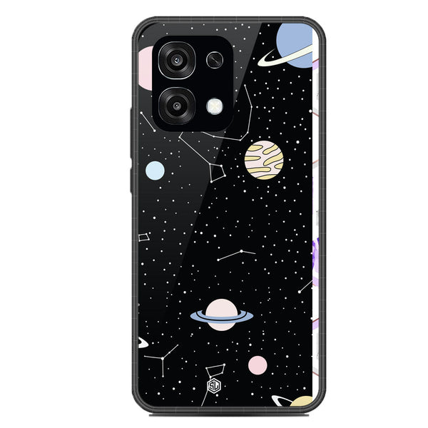 Space Series Soft Phone Case - Glass Case - Design 1 - Oppo F31