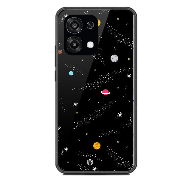 Space Series Soft Phone Case - Glass Case - Design 2 - Oppo F31