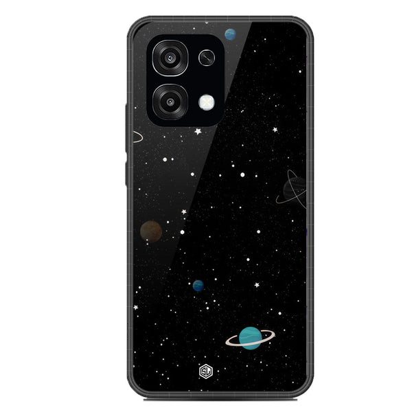 Space Series Soft Phone Case - Glass Case - Design 3 - Oppo F31