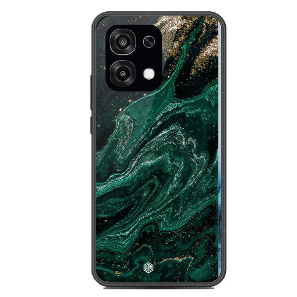 Marble Series Soft Phone Case - Glass Case - Design 3 - Oppo F31