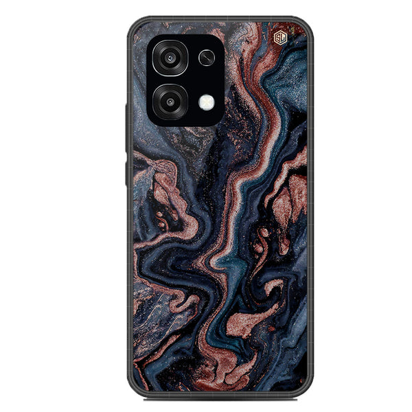 Marble Series Soft Phone Case - Glass Case - Design 4 - Oppo F31