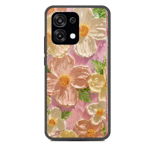Floral Series Soft Phone Case - Glass Case - Design 11 - Oppo F31