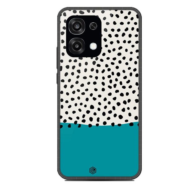 Polka Dots Series Soft Phone Case - Glass Case - Design 2 - Oppo F31