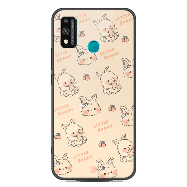 Cute Korean Design Series Soft Phone Case - Glass Case - Design 2 - Honor 9X Lite