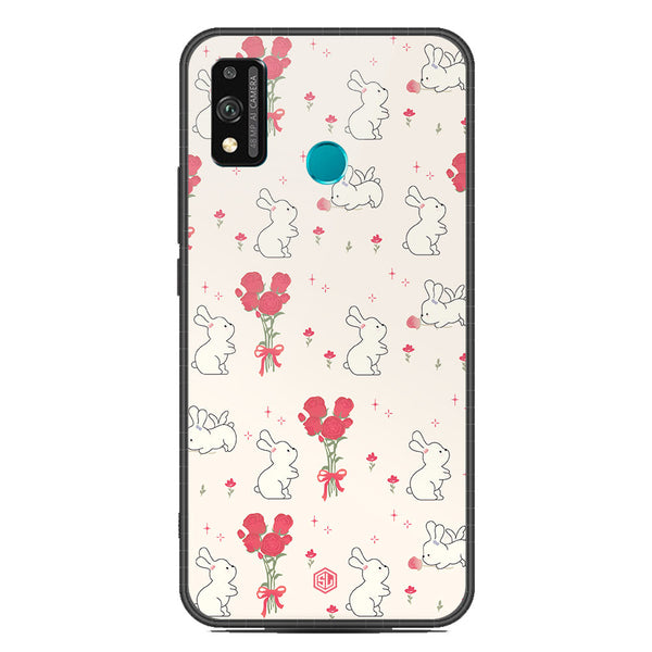 Cute Korean Design Series Soft Phone Case - Glass Case - Design 6 - Honor 9X Lite