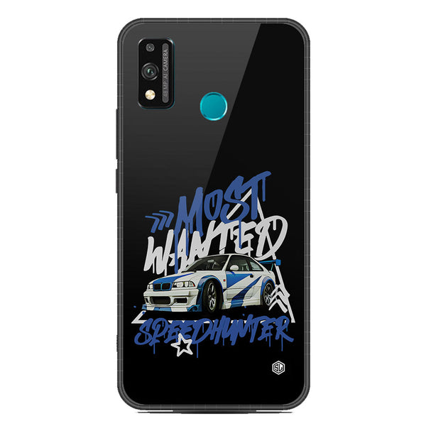 Most Wanted Speedhunter Series Soft Phone Case - Glass Case - Design 1 - Honor 9X Lite