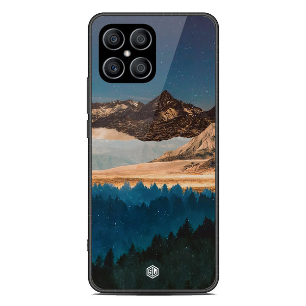 Mountains Wanderlust Series Soft Phone Case - Metal Case - Design 1 - Honor X8