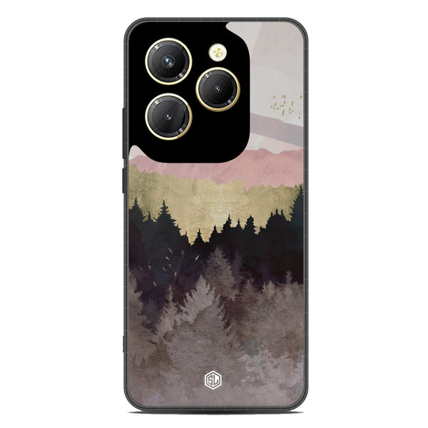 Mountains Wanderlust Series Soft Phone Case - Metal Case - Design 2 - Infinix Hot 40 Pro