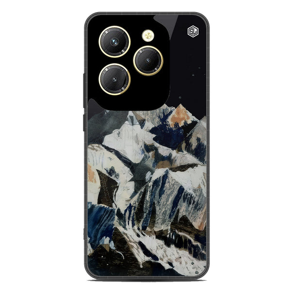 Mountains Wanderlust Series Soft Phone Case - Metal Case - Design 4 - Infinix Hot 40 Pro