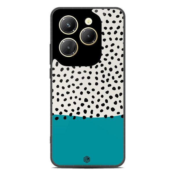 Polka Dots Series Soft Phone Case - Metal Case - Design 2 - Infinix Hot 40
