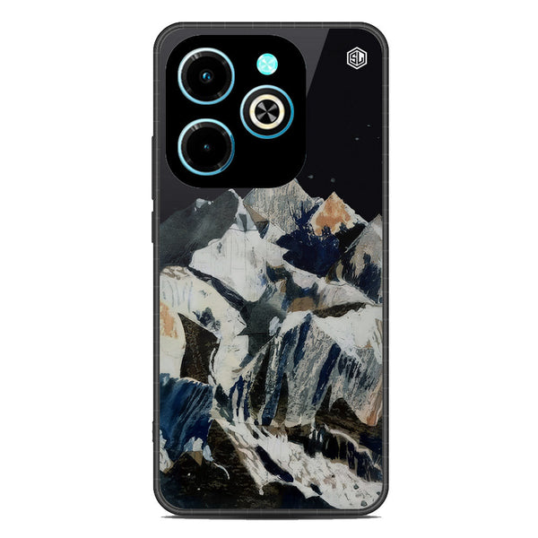 Mountains Wanderlust Series Soft Phone Case - Metal Case - Design 4 - Infinix Hot 40i