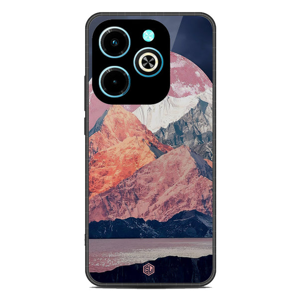 Mountains Wanderlust Series Soft Phone Case - Metal Case - Design 5 - Infinix Hot 40i