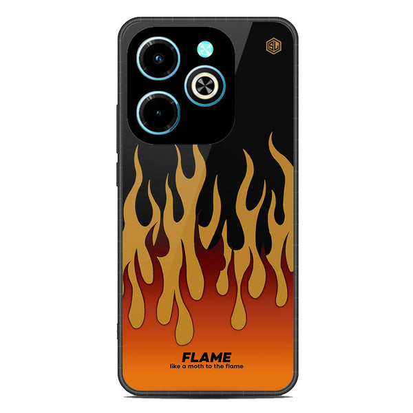 Trending Designs Series Soft Phone Case - Metal Case - Design 4 - Infinix Hot 40i
