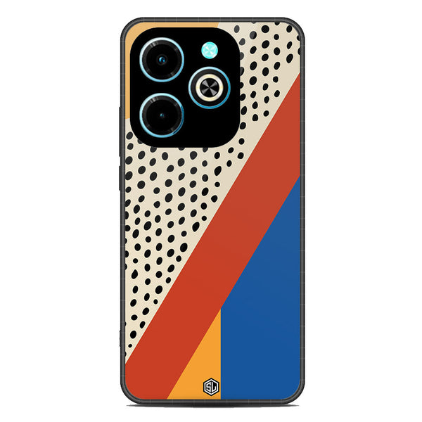 Polka Dots Series Soft Phone Case - Metal Case - Design 4 - Infinix Hot 40i