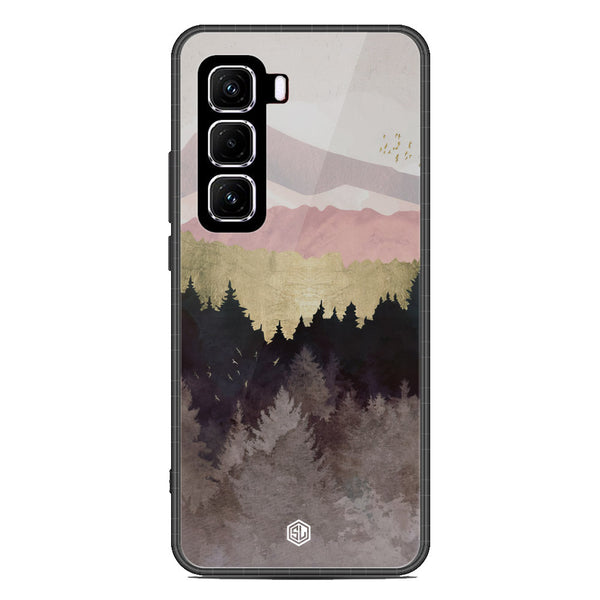 Mountains Wanderlust Series Soft Phone Case - Metal Case - Design 2 - Infinix Hot 50 4G