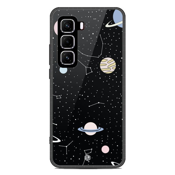 Space Series Soft Phone Case - Metal Case - Design 1 - Infinix Hot 50 4G