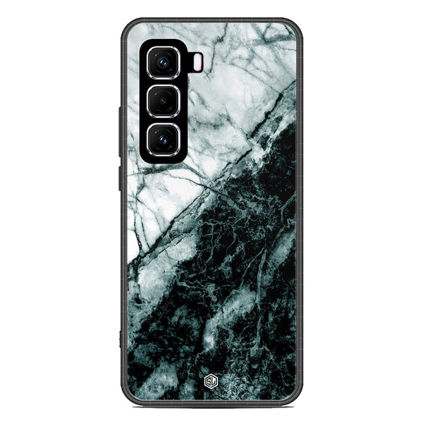 Marble Series Soft Phone Case - Metal Case - Design 6 - Infinix Hot 50 4G