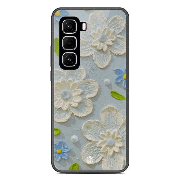 Floral Series Soft Phone Case - Metal Case - Design 3 - Infinix Hot 50 4G