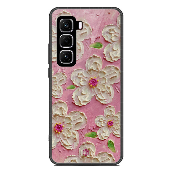 Floral Series Soft Phone Case - Metal Case - Design 5 - Infinix Hot 50 4G