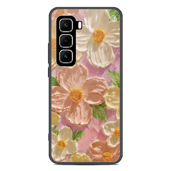 Floral Series Soft Phone Case - Metal Case - Design 11 - Infinix Hot 50 4G