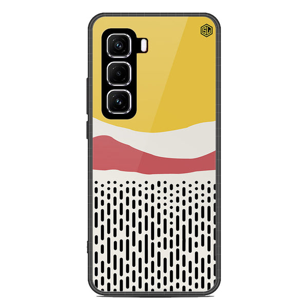 Polka Dots Series Soft Phone Case - Metal Case - Design 1 - Infinix Hot 50 4G