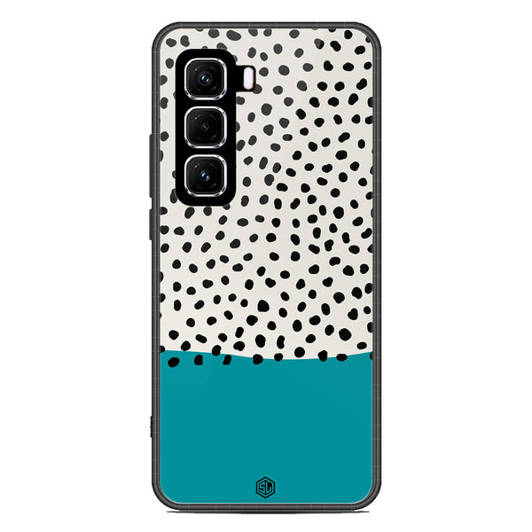 Polka Dots Series Soft Phone Case - Metal Case - Design 2 - Infinix Hot 50 4G