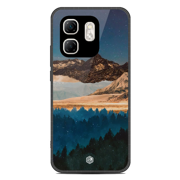 Mountains Wanderlust Series Soft Phone Case - Metal Case - Design 1 - Infinix Hot 50i