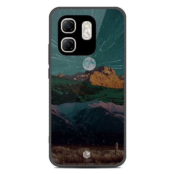 Mountains Wanderlust Series Soft Phone Case - Metal Case - Design 3 - Infinix Hot 50i