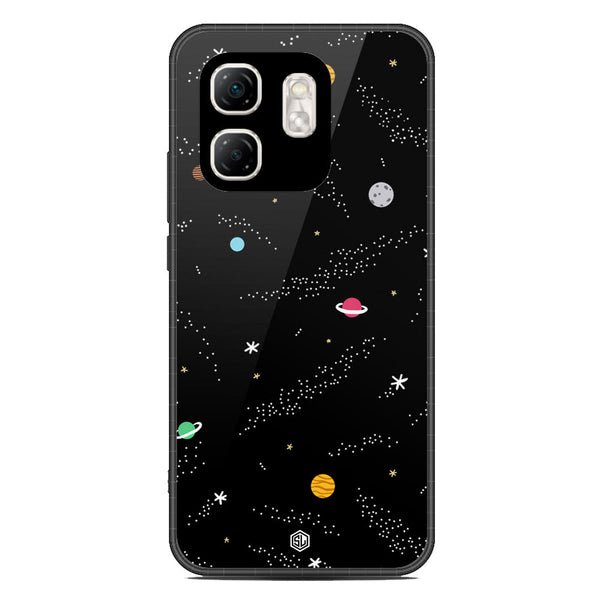 Space Series Soft Phone Case - Metal Case - Design 2 - Infinix Hot 50i