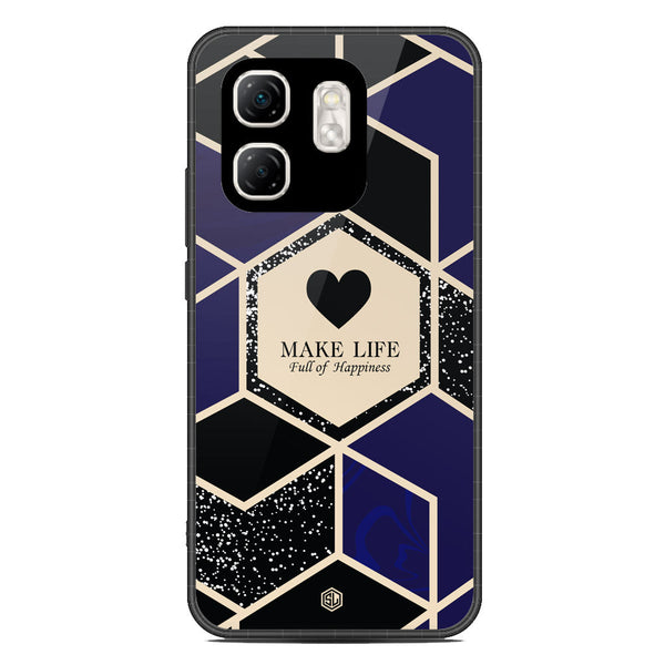 Happiness Series Soft Phone Case - Metal Case - Design 1 - Infinix Smart 9