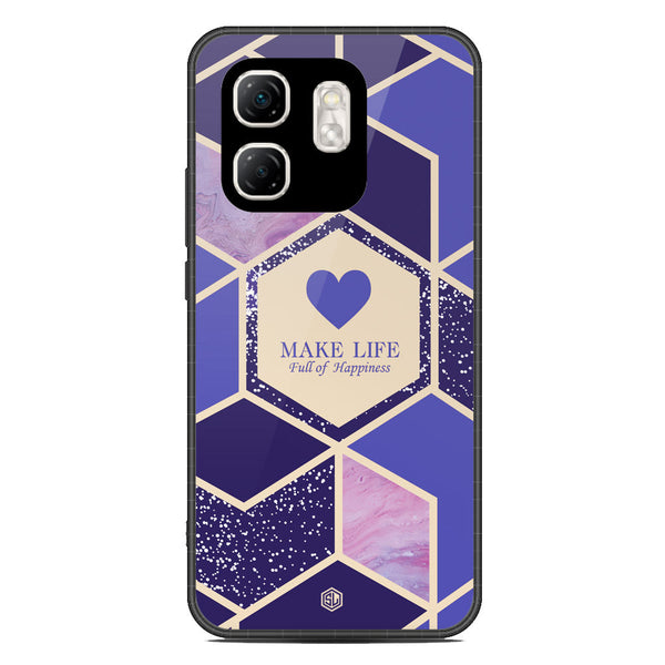 Happiness Series Soft Phone Case - Metal Case - Design 2 - Infinix Smart 9