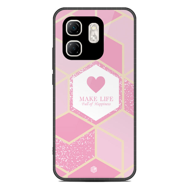 Happiness Series Soft Phone Case - Metal Case - Design 3 - Infinix Smart 9