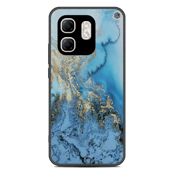 Marble Series Soft Phone Case - Metal Case - Design 2 - Infinix Smart 9