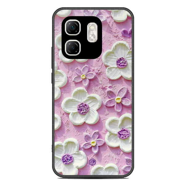 Floral Series Soft Phone Case - Metal Case - Design 4 - Infinix Smart 9