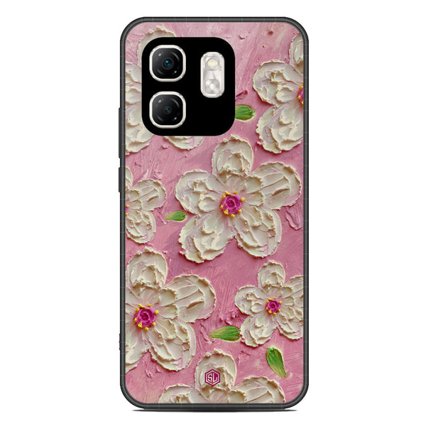 Floral Series Soft Phone Case - Metal Case - Design 5 - Infinix Smart 9