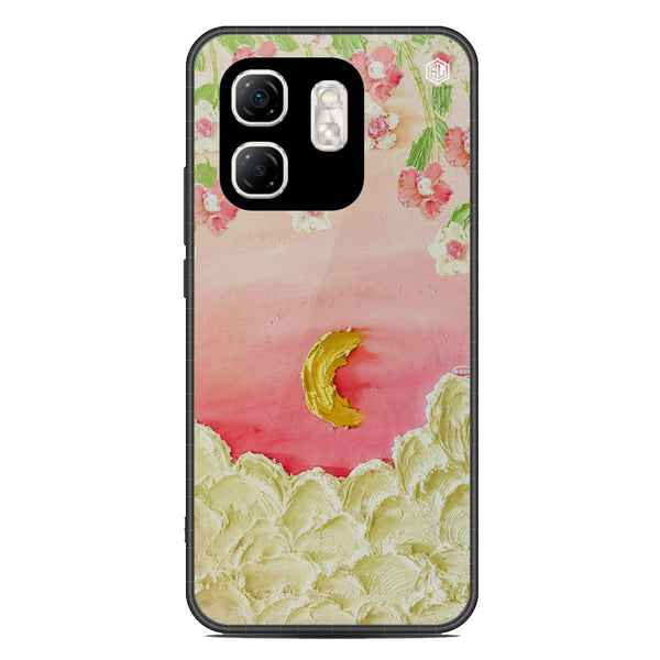Floral Series Soft Phone Case - Metal Case - Design 7 - Infinix Smart 9